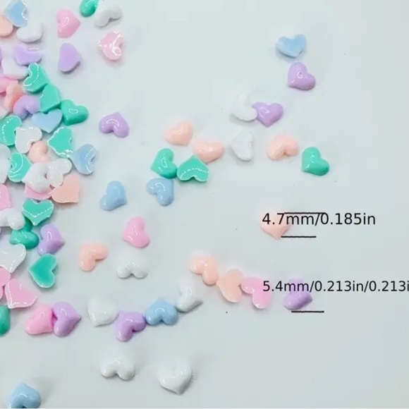 🆕 Candy lollipop Resin Nail Charm 50pc Mixed Pieces - Picture 6 of 7